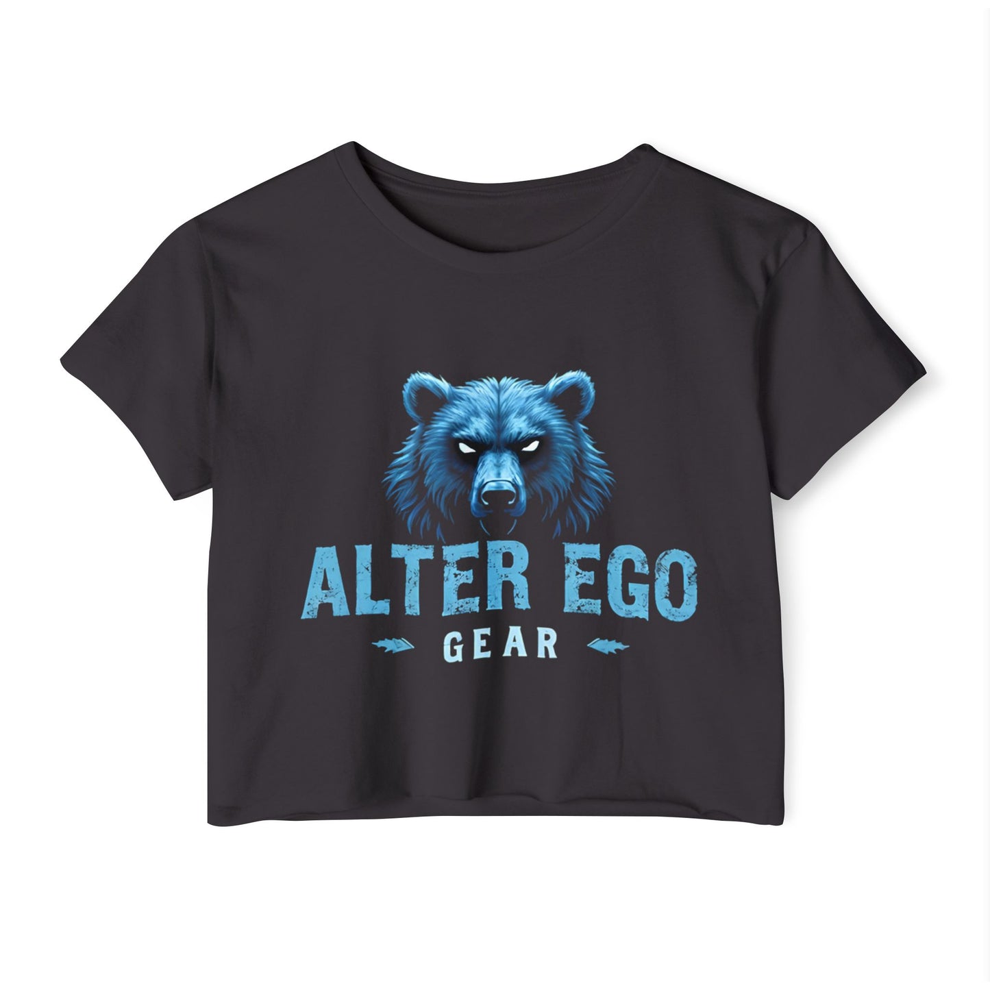 AlterEgo Blue Bear Crop Top