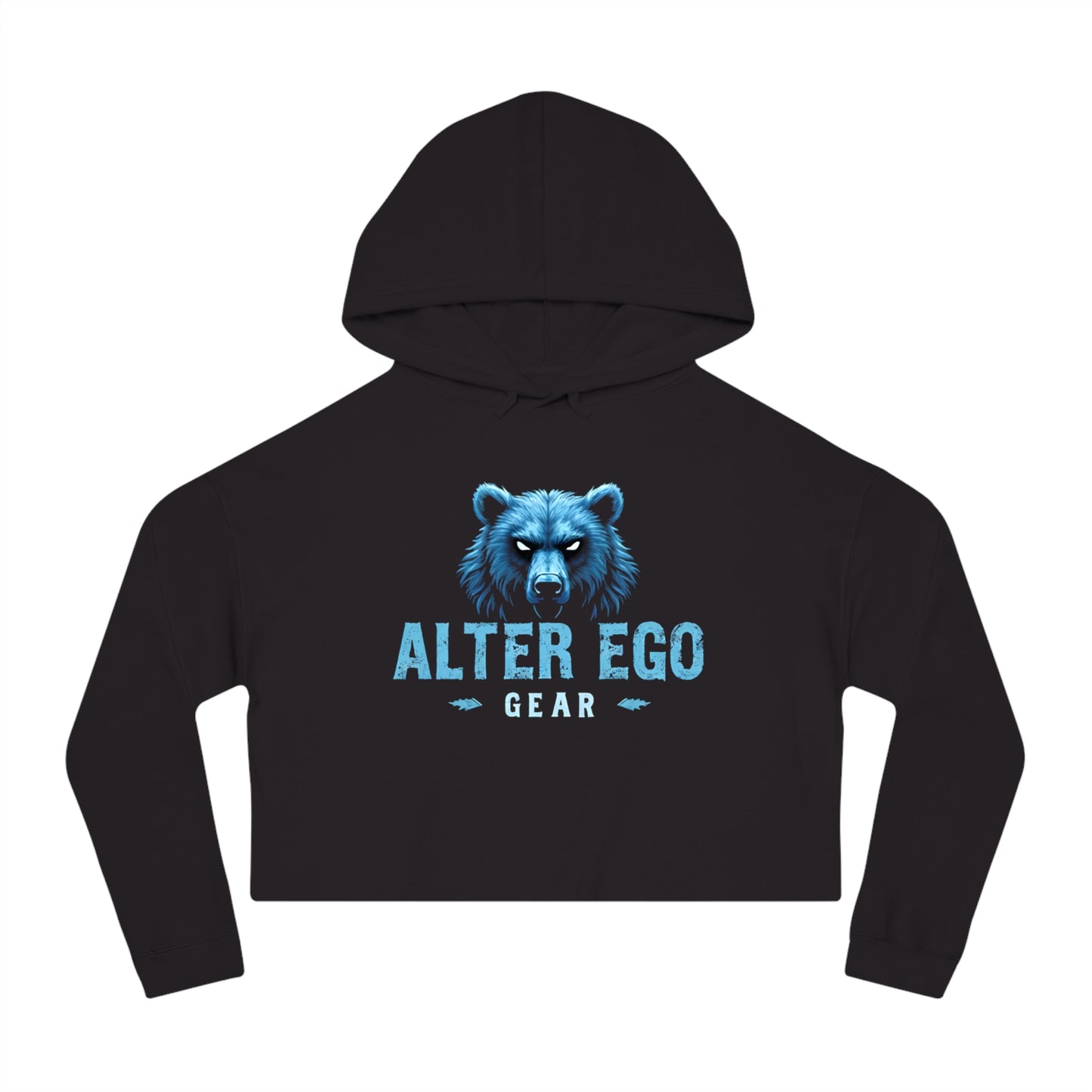 AlterEgo Blue Cropped Hoodie
