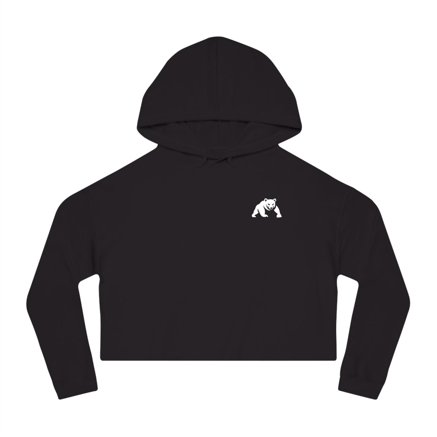 AlterEgo Cropped Hoodie White Logo