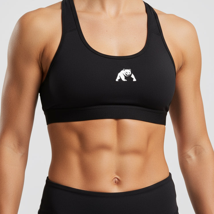 AlterEgo Black Sports Bra-Activewear