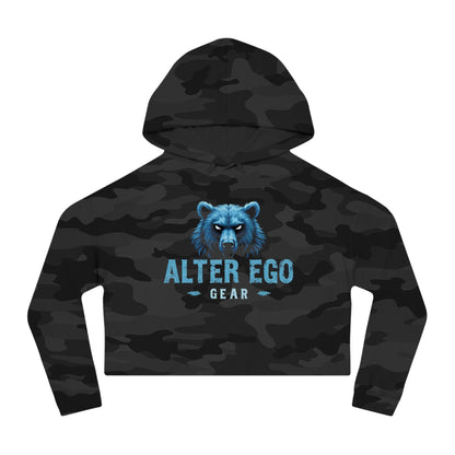 AlterEgo Blue Cropped Hoodie