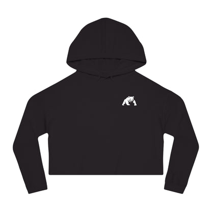 AlterEgo Cropped Hoodie White Logo