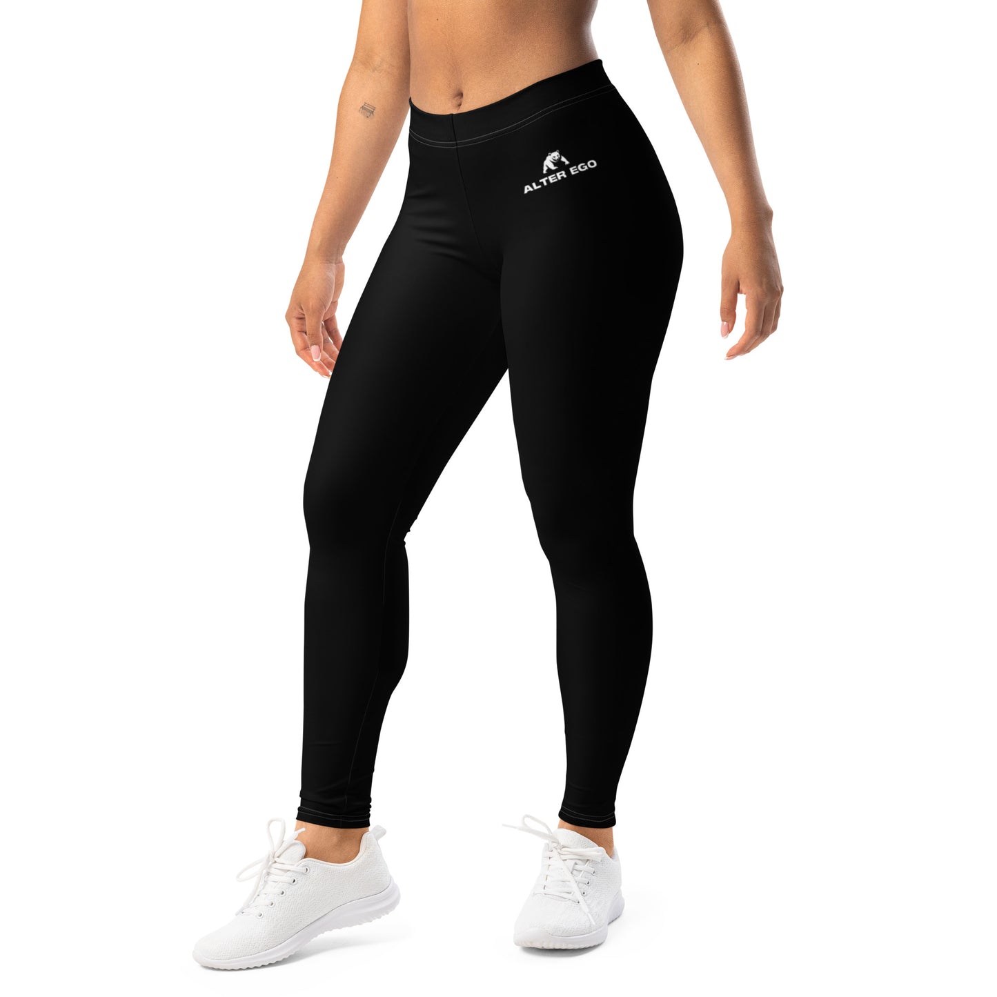 AlterEgo Basic Black Leggings-Activewear