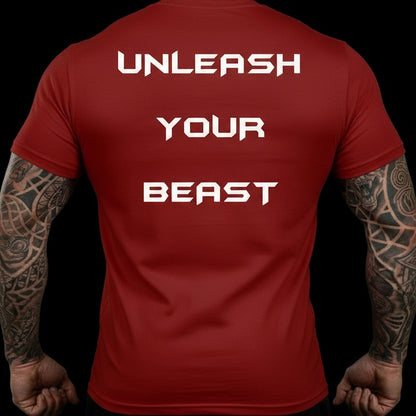 AlterEgo Beast Activewear Shirt Cardinal Back