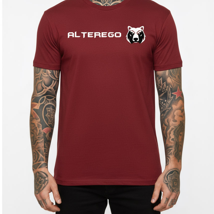 AlterEgo Beast Activewear Shirt Cardinal Front