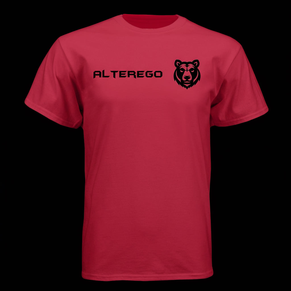 AlterEgo Beast Activewear Shirt Red front 