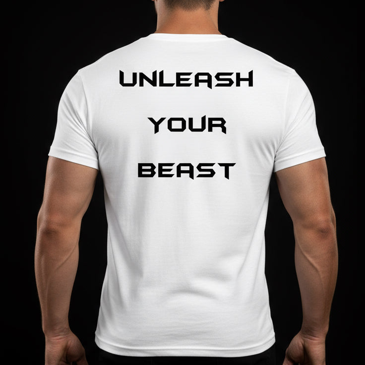 AlterEgo Beast Activewear Shirt White Back
