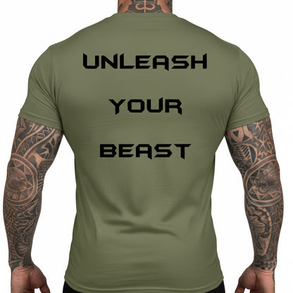 AlterEgo Beast Shirt Military Green Back