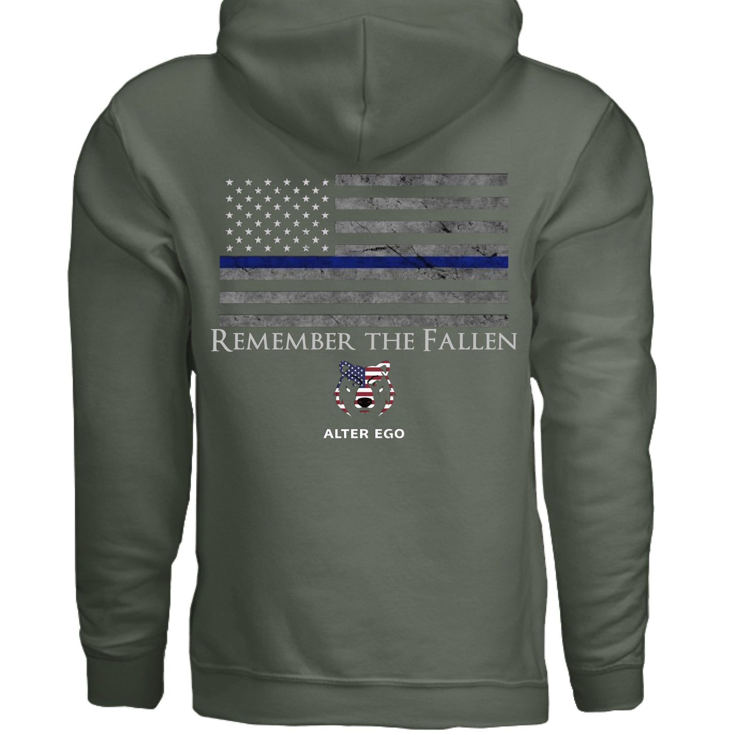 MILITARY GREEN - BACK